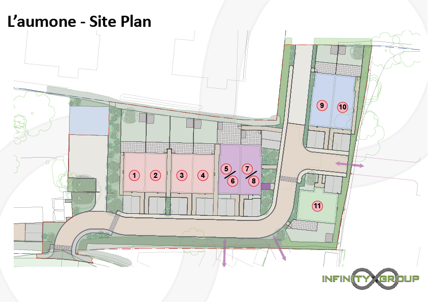 L'Aumone development site plan